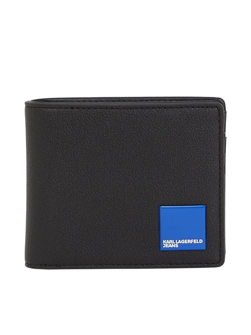 Portafoglio nero in similpelle Karl Lagerfeld jeans | A3M32070999